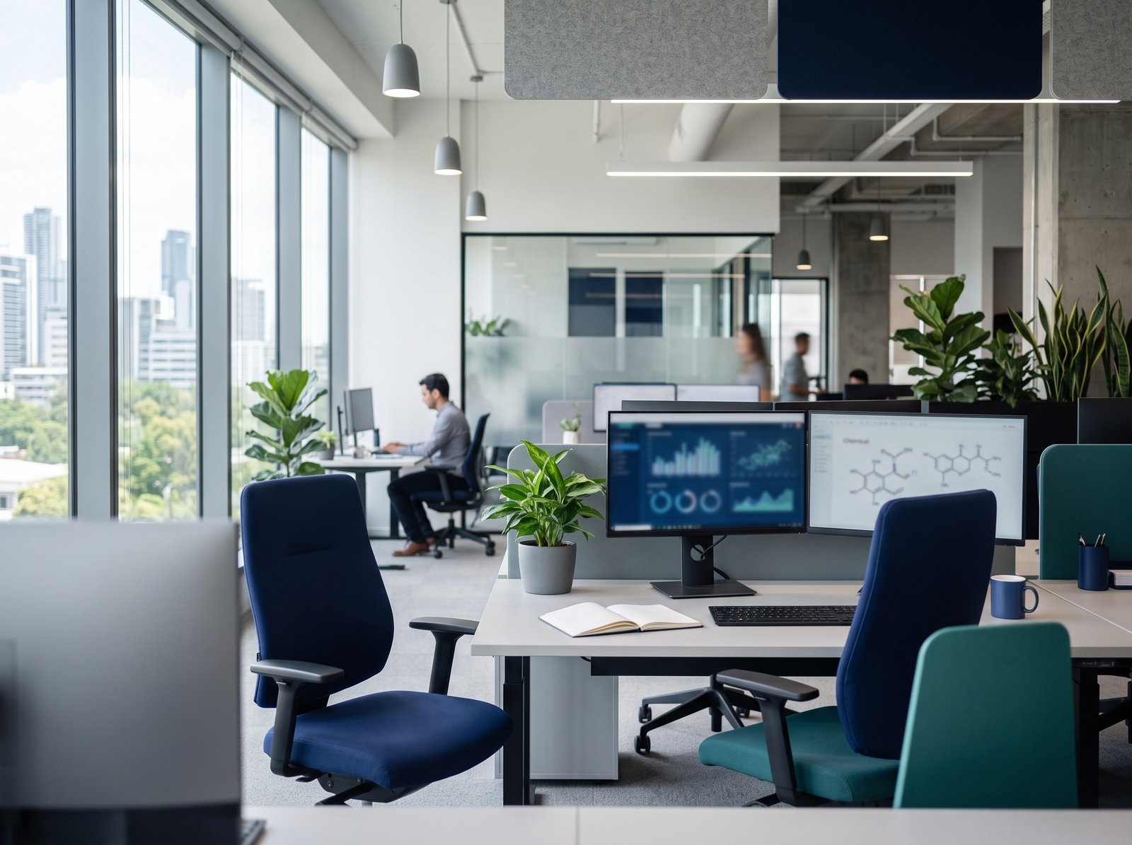 office workspace with accent ele… 202607251454